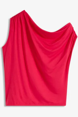 bonprix Maglia con scollo asimmetrico