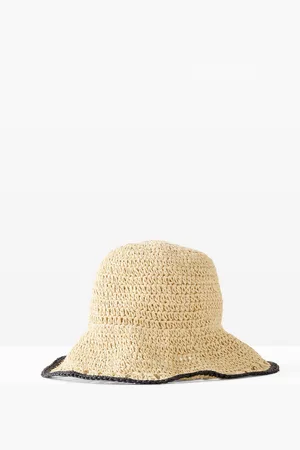 bonprix Cappello da pescatore in paglia