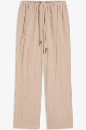 bonprix Pantaloni larghi con effetto operato