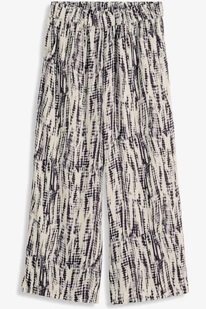 bonprix Pantaloni con elastico in vita fantasia