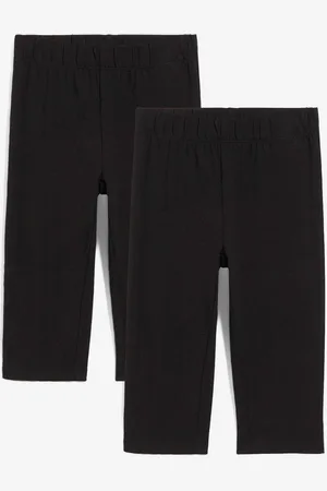 bonprix Leggings a pinocchietto in misto cotone elasticizzato (pacco da 2)