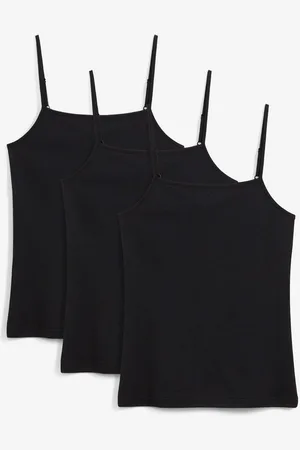 bonprix Top con spalline sottili e cotone biologico (pacco da 3)
