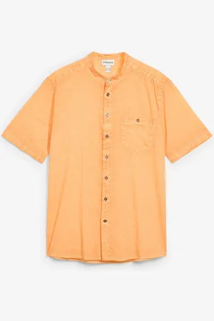 bonprix Camicia a maniche corte in look lavato