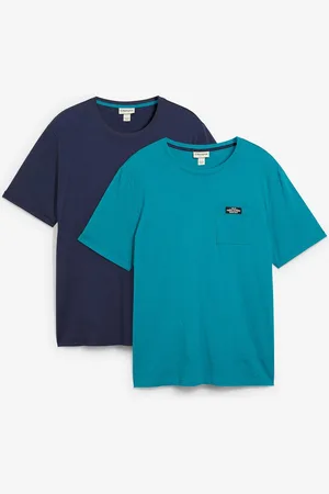 bonprix T-shirt con tasca in puro cotone biologico (pacco da 2)