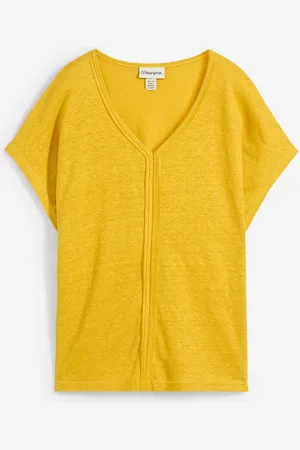 bonprix Maglia in puro lino