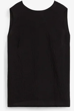 bonprix Top in misto viscosa crinkle