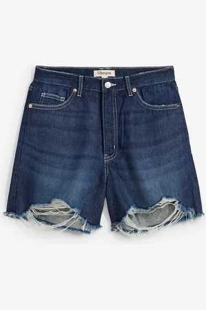 bonprix Shorts di jeans, vita alta