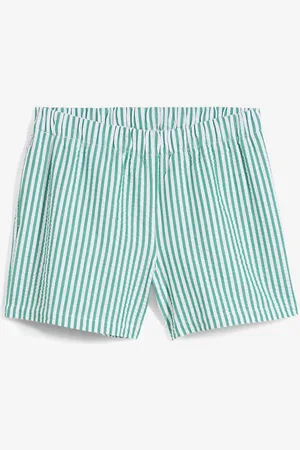 bonprix Shorts con elastico in vita in puro cotone a righe