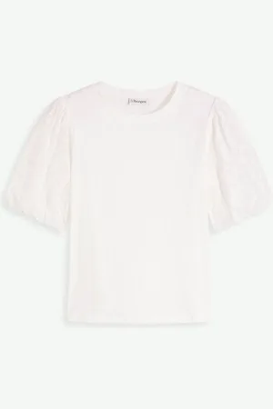 bonprix Maglie con maniche in pizzo