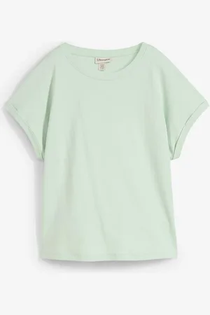 bonprix T-shirt asimmetrica in jersey di cotone pesante