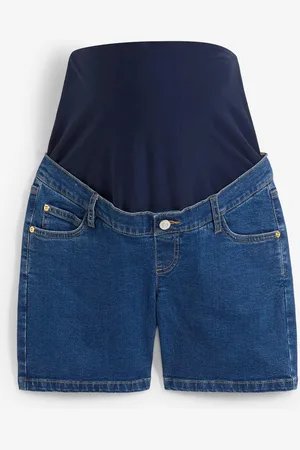 bonprix Shorts prémaman in denim di cotone elasticizzato