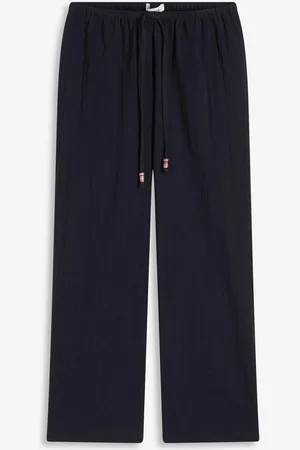 bonprix Pantaloni larghi con effetto operato