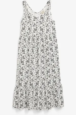 bonprix Abito lungo in misto cotone biologico elasticizzato