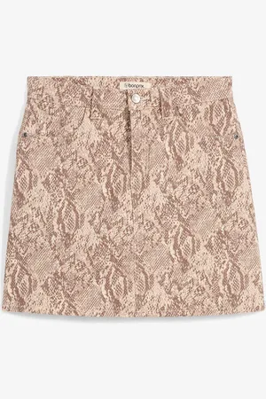 bonprix Gonna pantalone in misto cotone elasticizzato