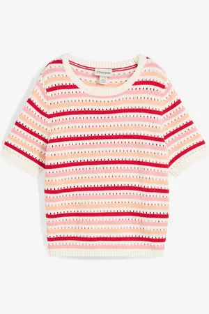 bonprix T-shirt di maglia a righe