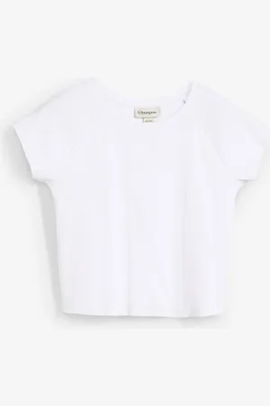 bonprix Maglia cropped a costine