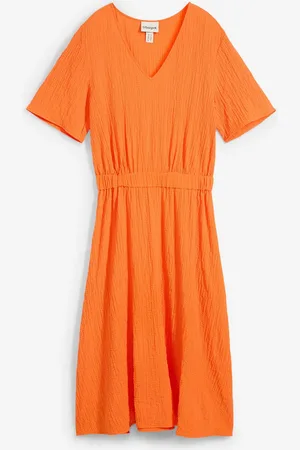 bonprix Abito midi in seersucker fresco