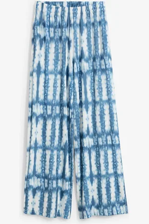 bonprix Pantaloni in maglina fantasia