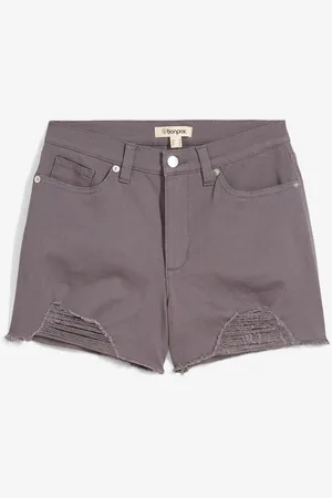 bonprix Shorts a vita alta in twill