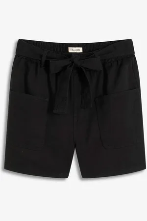 bonprix Shorts in twill con cintura da annodare