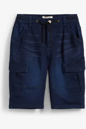 bonprix Bermuda di jeans in felpa, regular fit