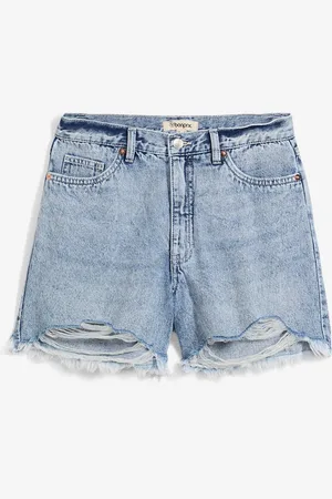 bonprix Shorts di jeans, vita alta