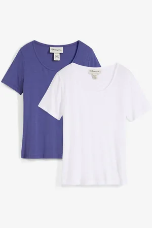 bonprix T-shirt in morbida viscosa (pacco da 2)