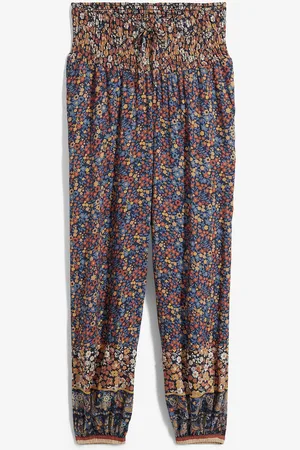 bonprix Pantaloni con elastico in vita in viscosa fluente