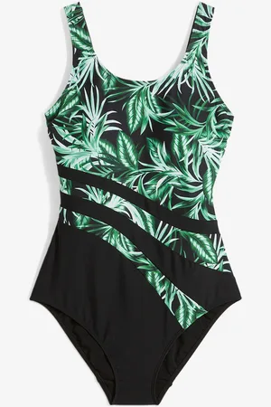 bonprix Costume intero con effetto modellante medio