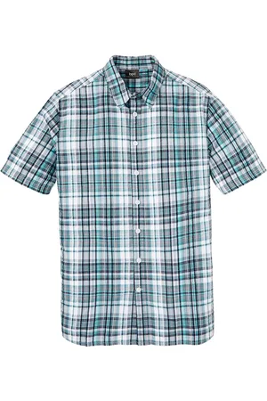 bonprix Camicia a maniche corte in seersucker di puro cotone