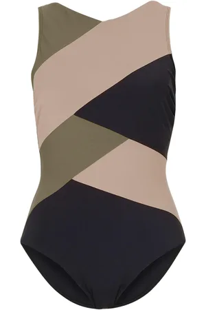 bonprix Costume intero in poliammide riciclata con effetto modellante medio