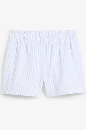 bonprix Shorts con elastico in vita in puro cotone a righe
