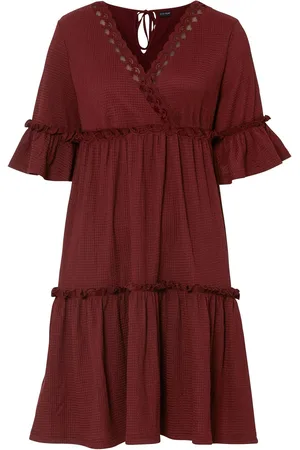 bonprix Abito con ricami traforati