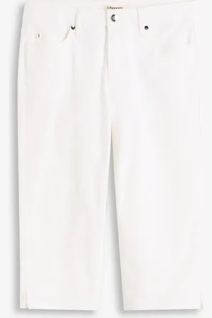 bonprix Pantaloni capri con cinta comoda