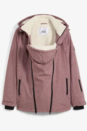 bonprix Giacca prémaman morbida 3 in 1 con inserto babywearing