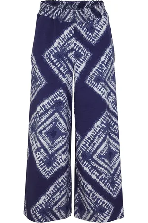 bonprix Pantaloni in jersey a palazzo con cinta smock