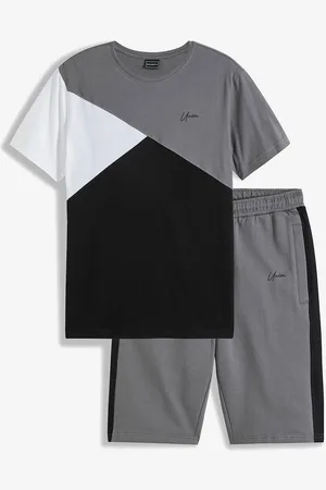 bonprix T-shirt e bermuda in felpa (set 2 pezzi)