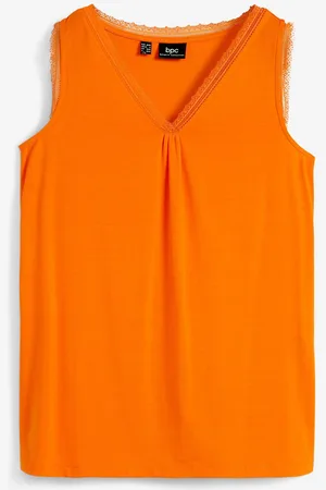 bonprix Top in viscosa con pizzo