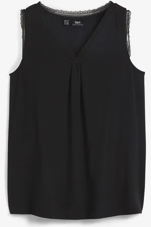 bonprix Top in viscosa con pizzo