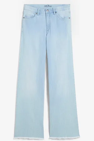 bonprix Jeans wide leg, a vita alta