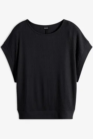 bonprix Maglia con maniche a pipistrello a coste