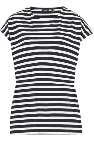 bonprix Maglia a righe in cotone biologico
