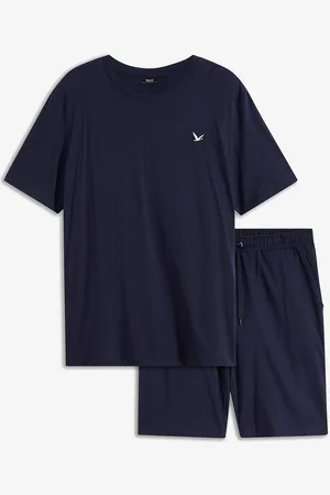 bonprix T-shirt e pantaloni corti in maglina di puro cotone biologico (set 2 pezzi)