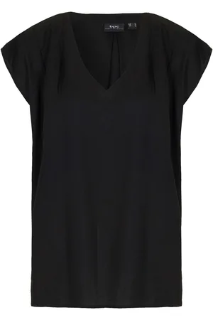 bonprix Blusa a maniche corte con scollatura a V