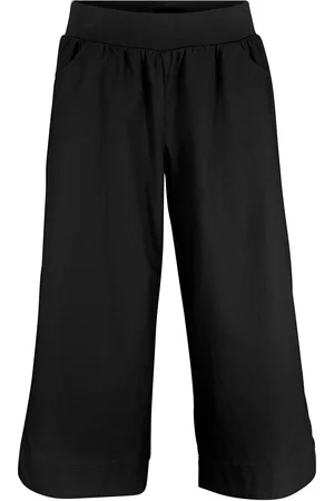 bonprix Pantaloni cropped in misto lino e cotone