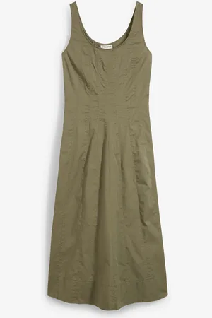 bonprix Abito midi con cuciture verticali