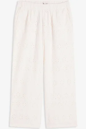 bonprix Pantaloni culotte con ricami traforati