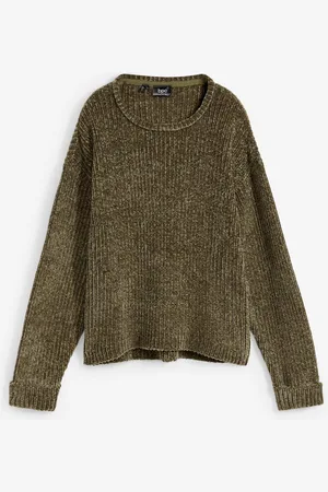 bonprix Maglione oversize in ciniglia morbida