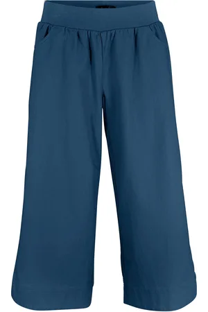 bonprix Pantaloni cropped in misto lino e cotone