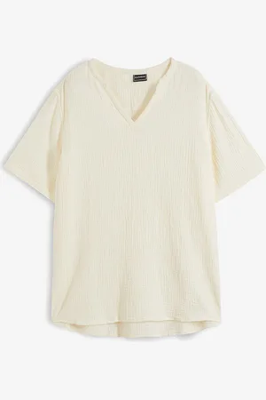 bonprix Camicia a maniche corte in mussola leggera